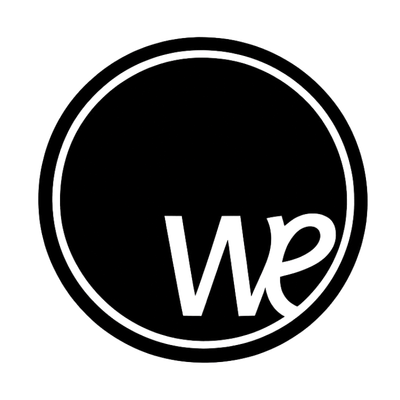 We logo